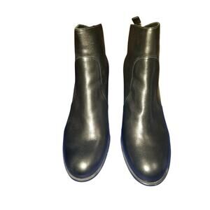 Stuart Weitzman Black Leather Boots ROMITA  Ankle Boots NEW  Size 9